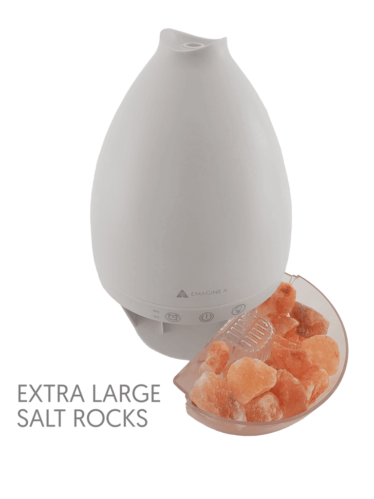 emagine A Himalayan salt lamp diffuser for sleep